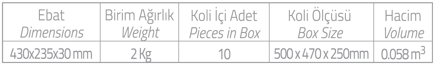 KRS003 - STANDART AHŞAP TEPSİ-EBATLARI