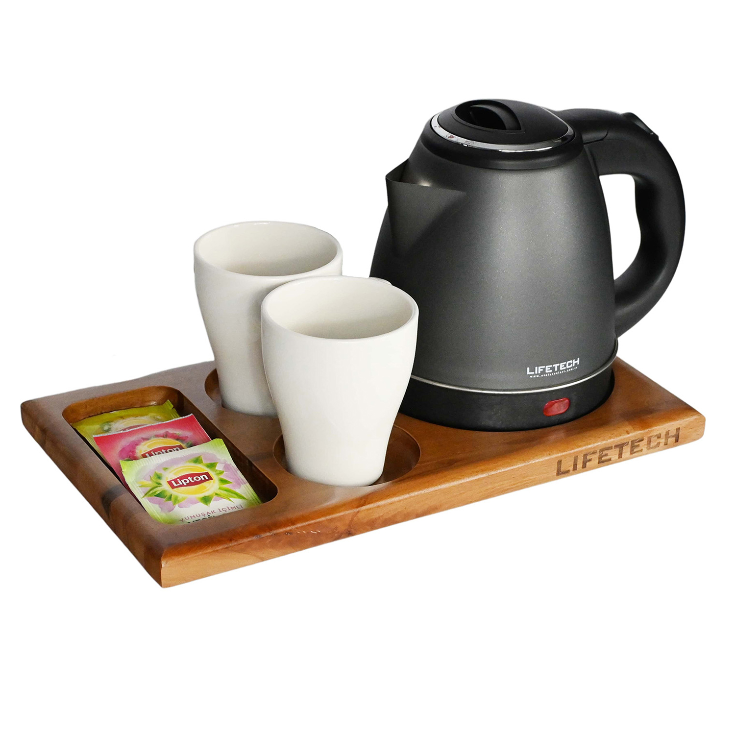 Mini Ahşap Karşılama Tepsi-DOLU